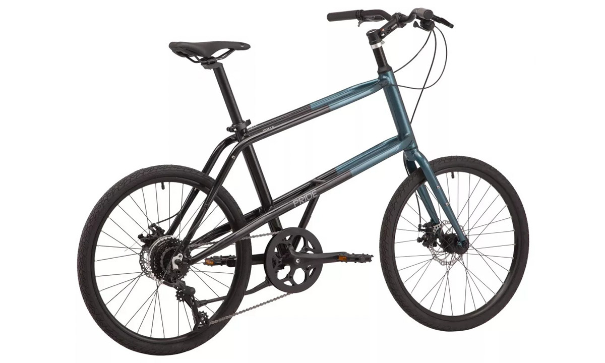 Фотография Велосипед Pride MUTE 4.1 24" размер М 2021 Черно-синий